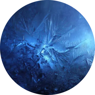 Glycine crystals