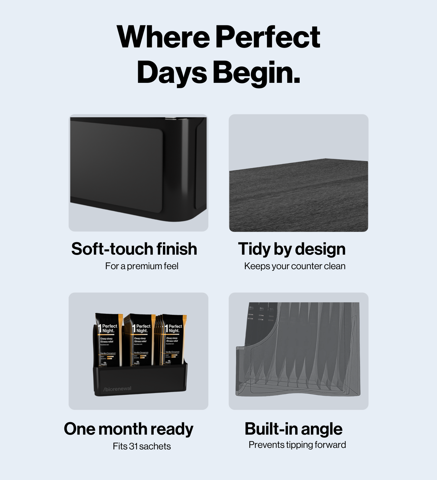 Morning Complete Collection – 2 Boxes + Perfect Cup + Perfect Holder (Bundle)